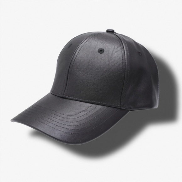 Other - Leather Baseball Hat